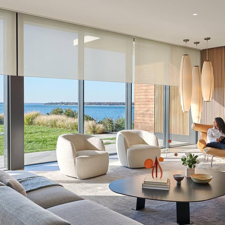 Lutron Crestron Somfy Custom Window Treatments