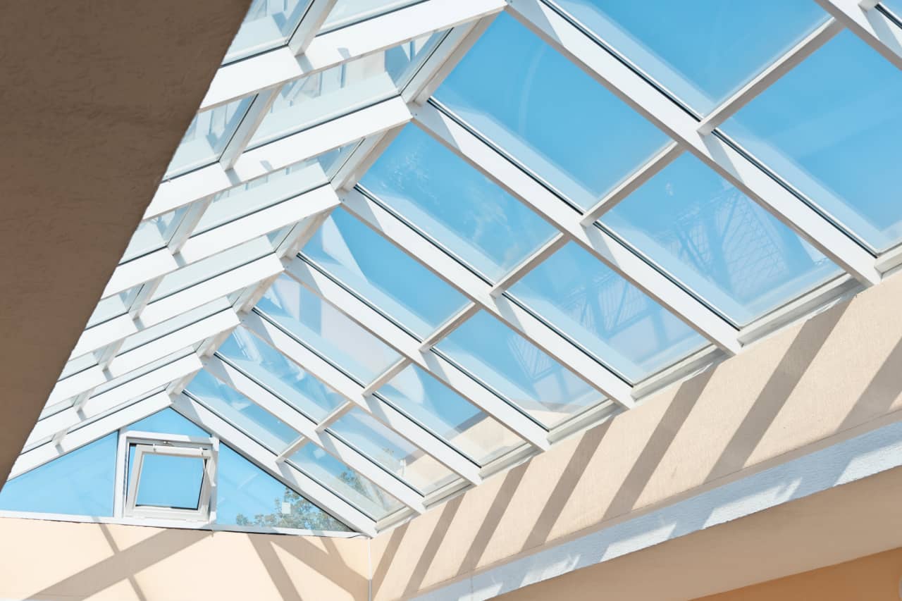 Skylight & Greenhouse custom window treatments